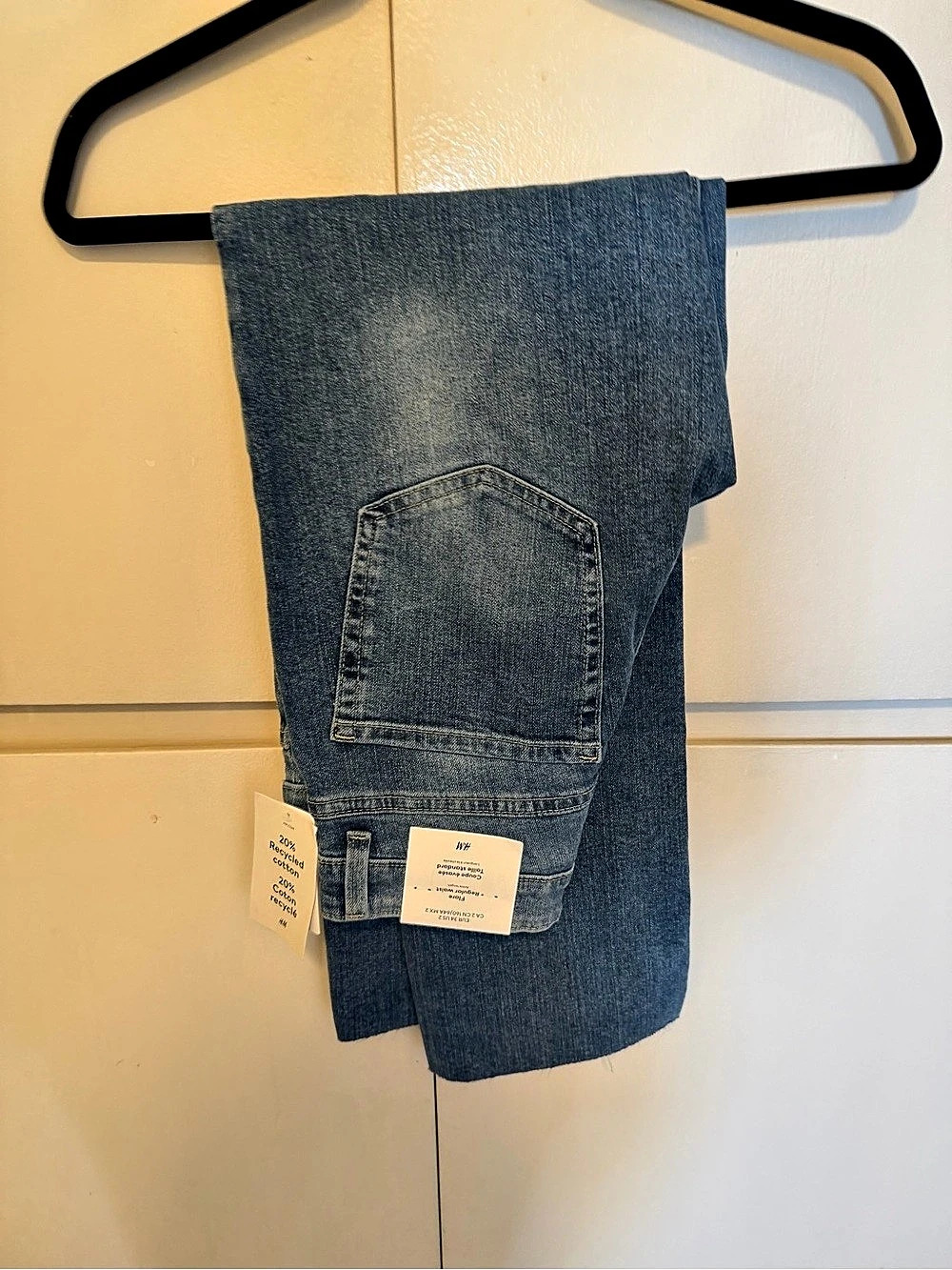 H&M Regular waist bootcut jeans Bootcut Jeans in Blue Waist 34 NWT